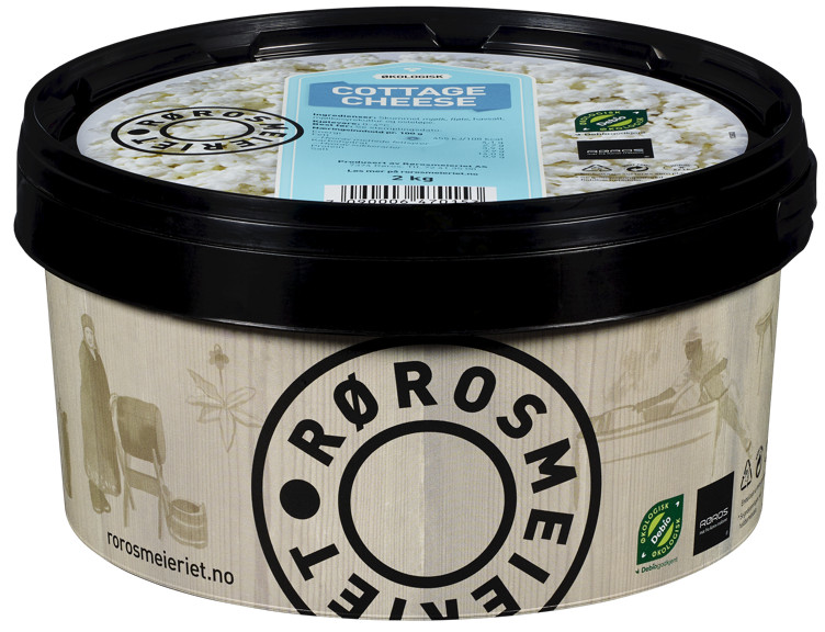 ØKO COTTAGE CHEESE 2KG SPANN