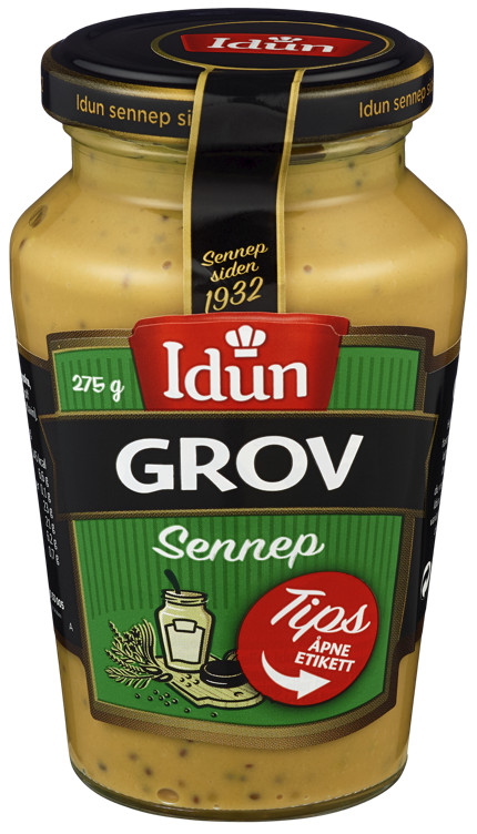 MUSTARD COARSE IDUN  275G