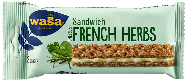 WASA SANDWICH FRENCH HERBS 24X30G