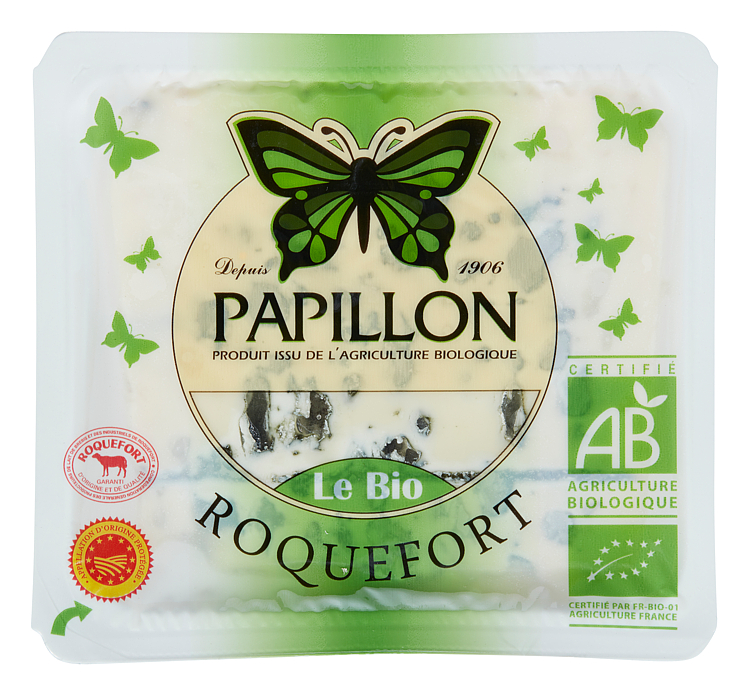 ROQUEFORT PAPILLON AOP ØKO 100G