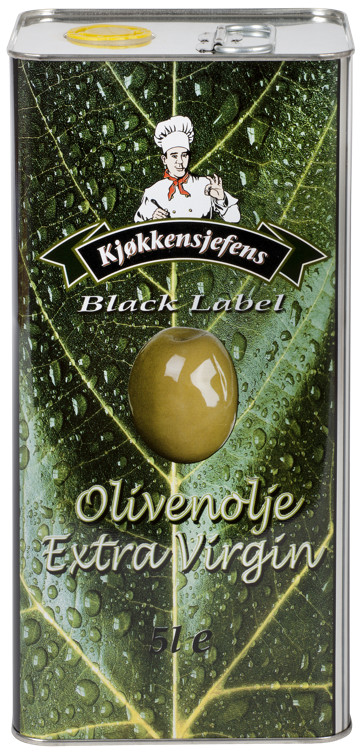 OLIVENOLJE EXTRA VIRGIN 5 L KJØKKENSJEFENS