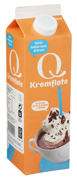 Q-KREMFLØTE 1X10 KRT 1L Q