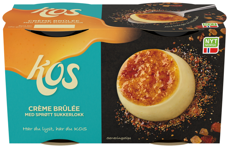 CRÈME BRULÉE 2PK 266G FJORDLAND KOS