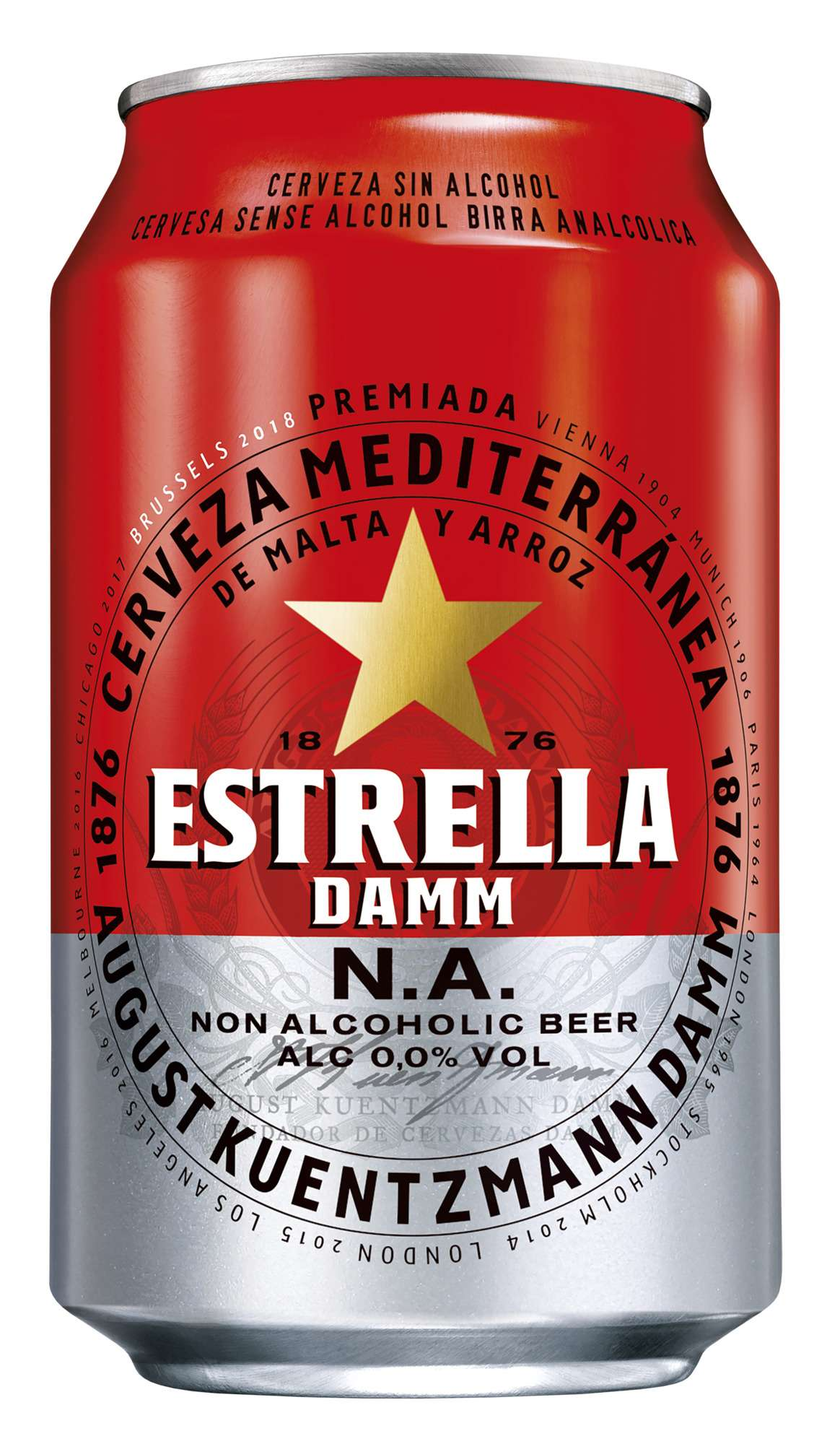 ESTRELLA DAMM NON ALC 33CL BX