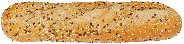 GRAINY CORN BAGUETTES WHOLEMEAL          50X140G