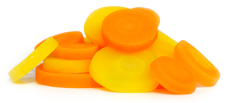 CARROT DUO SLICED           4X2,5KG