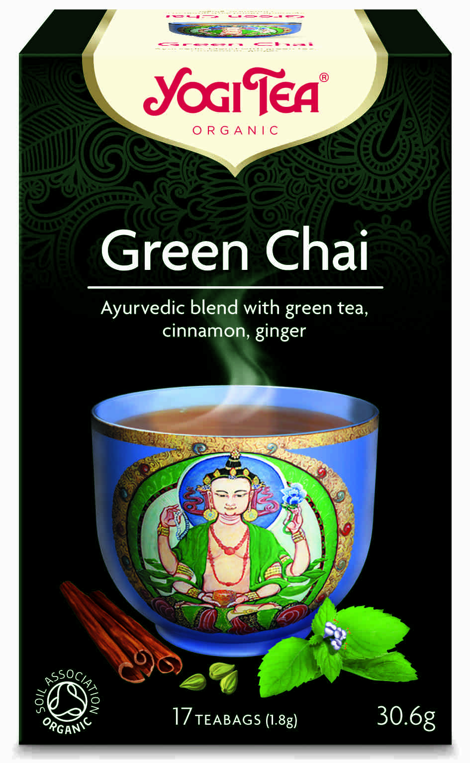 ØKOLOG GRØNN TE CHAI 17POS YOGI TEA