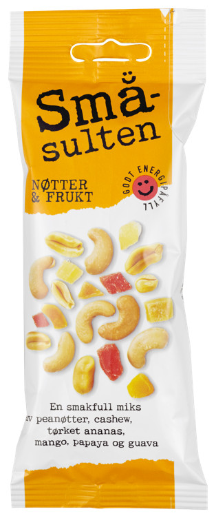 SMÅSULTEN SNACK NUTS & FRUIT 60G