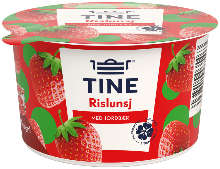 RISLUNSJ JORDBÆR 150G TINE