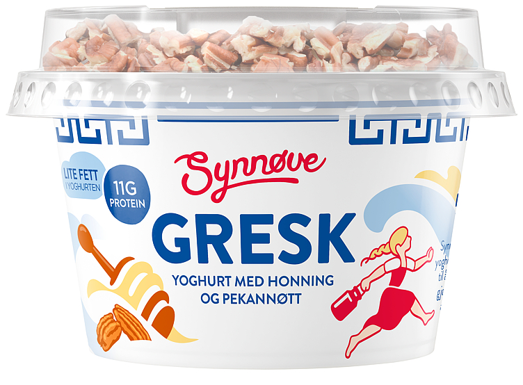 GRESK YOGHURT PEKAN HONNING 160G