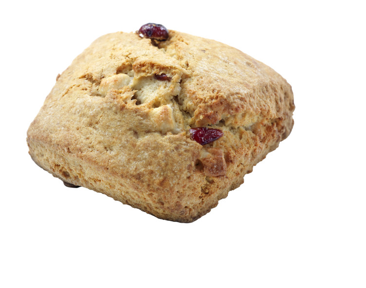SCONES CRANBERRY WHITE CHOC.60X100G