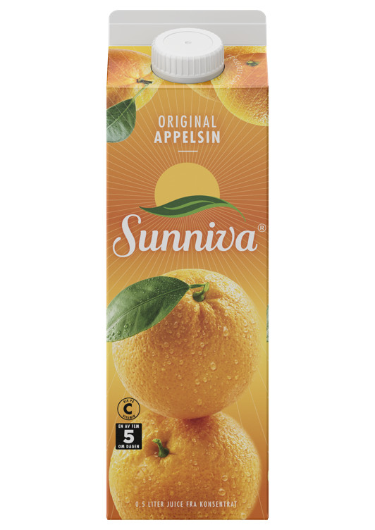 SUNNIVA APPELSINJUICE 1/2L TINE