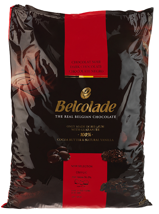 BELCOLADE CHUNKS, 5MM MØRK BAKEFAST