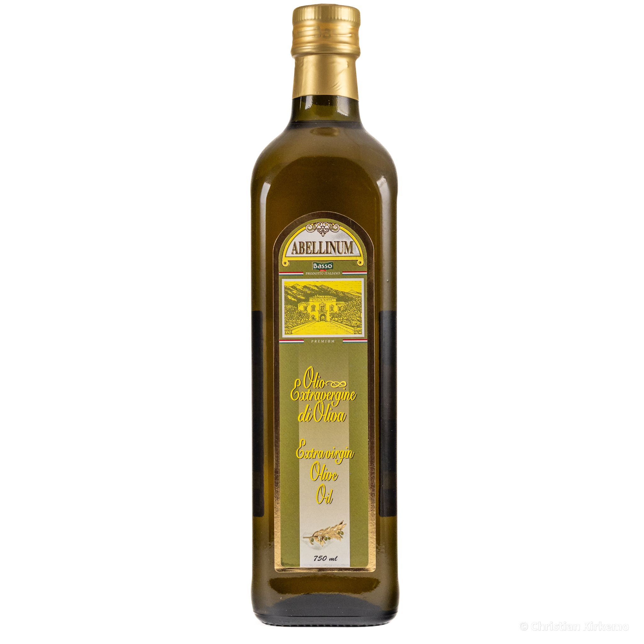 OLIVENOLJE EXTRA VIRGIN ABELLINUM 750ML