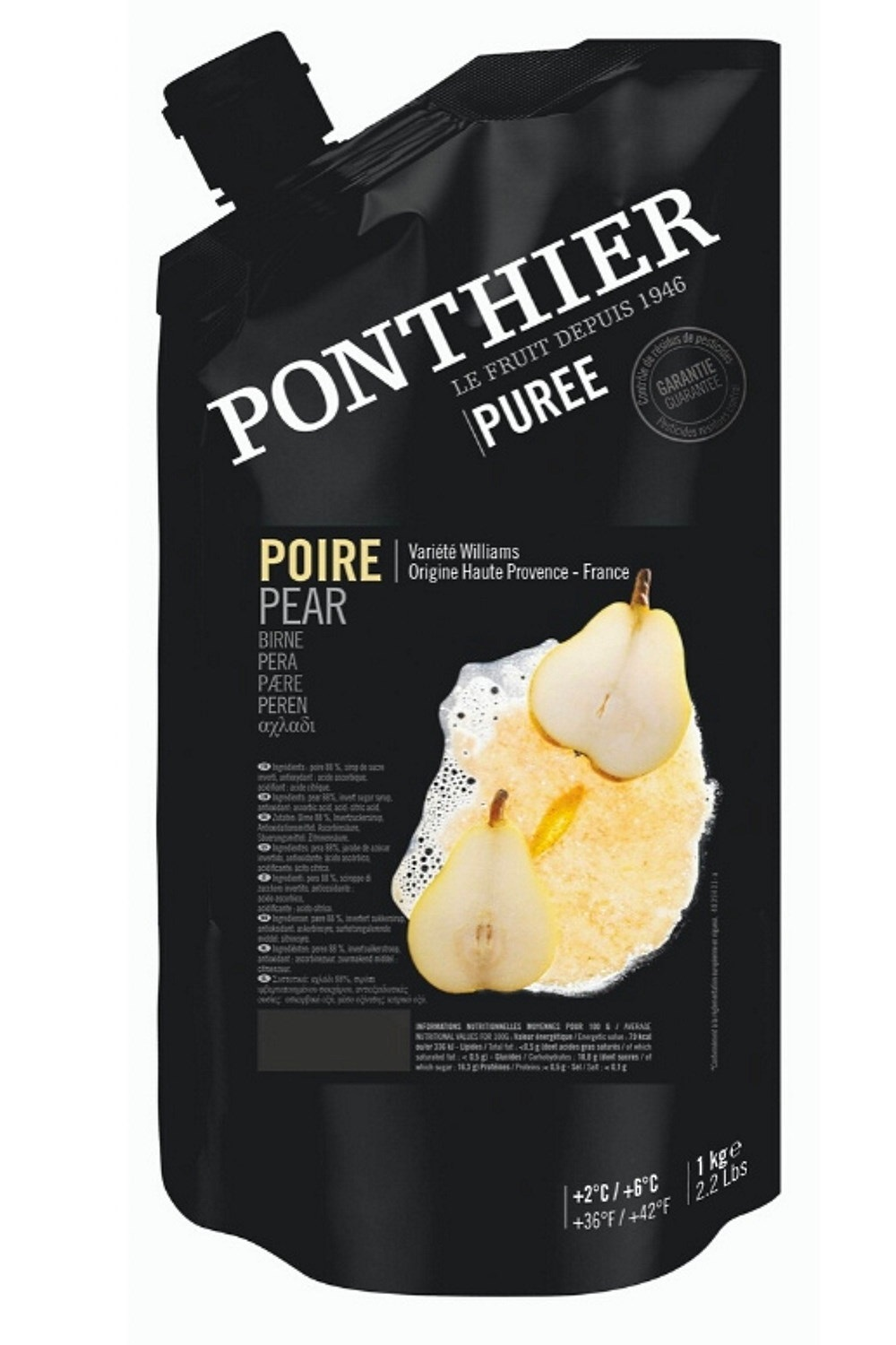 PONTHIER FRUKTPURE PÆRE   6X1KG