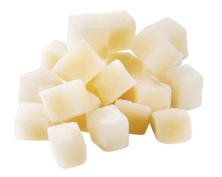 POTATOES,CICED,BLANC.   4X2,5KG
