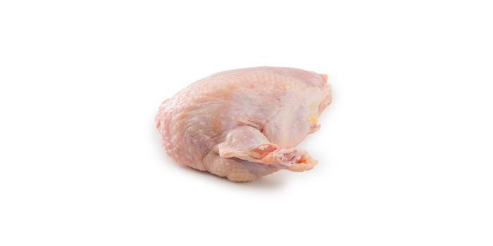 KYLLING BRYST M/SKINN/BEIN FRYST HALAL Ca 5 Kg pr Krt