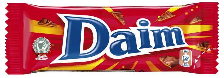 CHOKOLATE DAIM SINGEL   28G