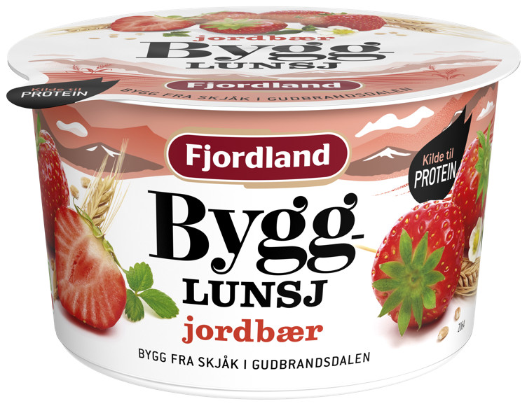 BYGGLUNSJ JORDBÆR 150G FJORDLAND