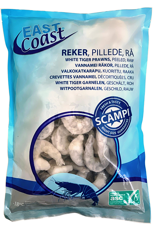 SCAMPI 16/20 RAW PEELED   750G