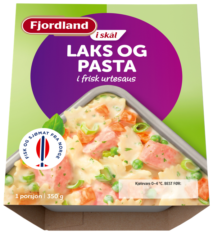 FJORDLAND LAKS OG PASTA I SKÅL 350G