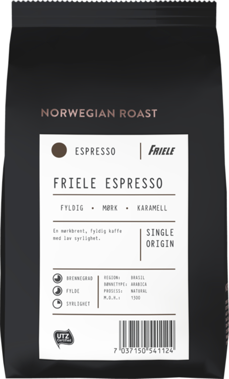 ESPRESSO UTZ WHOLE        500G