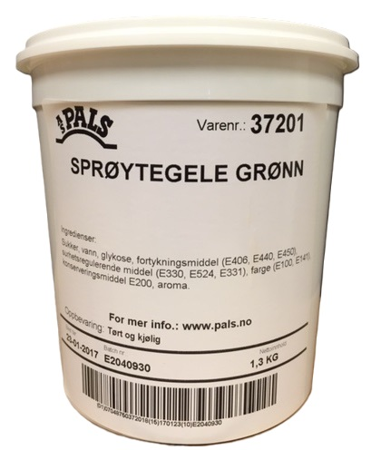 SPRØYTEGELE GRØNN 1,3KG
