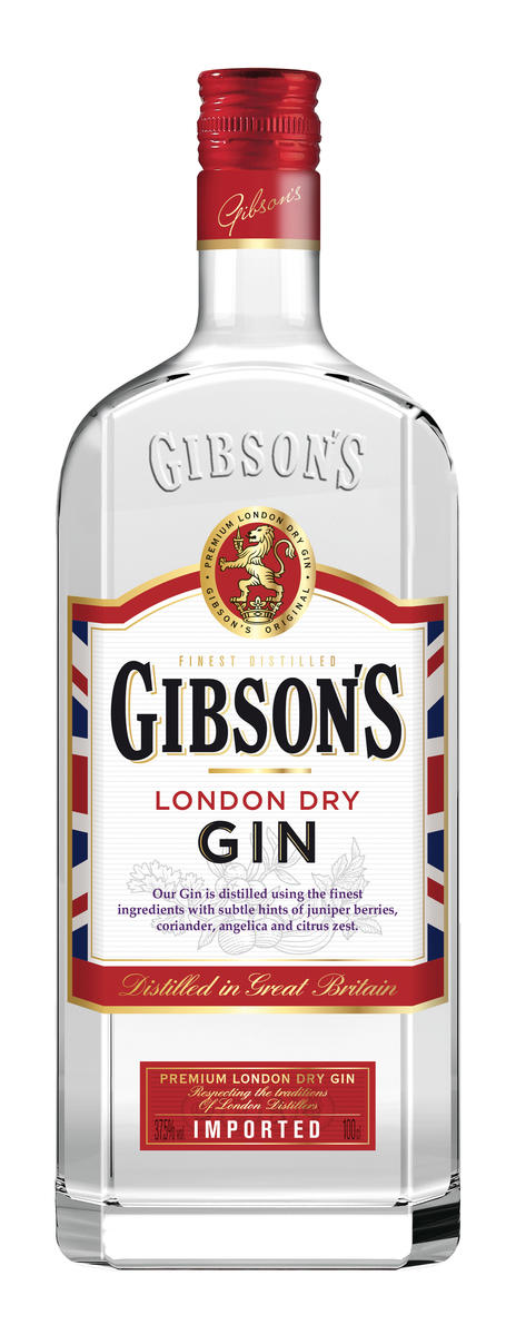 GIBSON S LONDON DRY GIN 37,5% 100CL