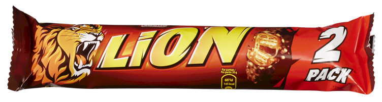 LION CHOCOLATE 2-PACK 60G