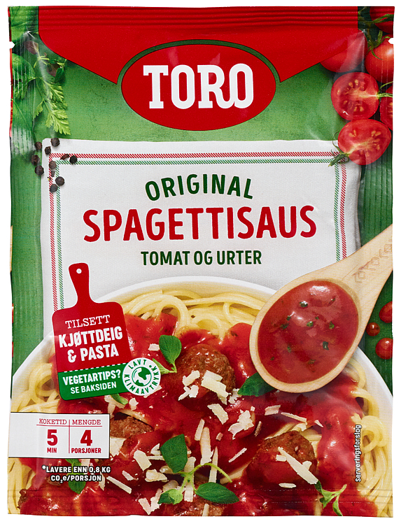 SPAGHETTI SAUCE ORIGINAL    52,5G