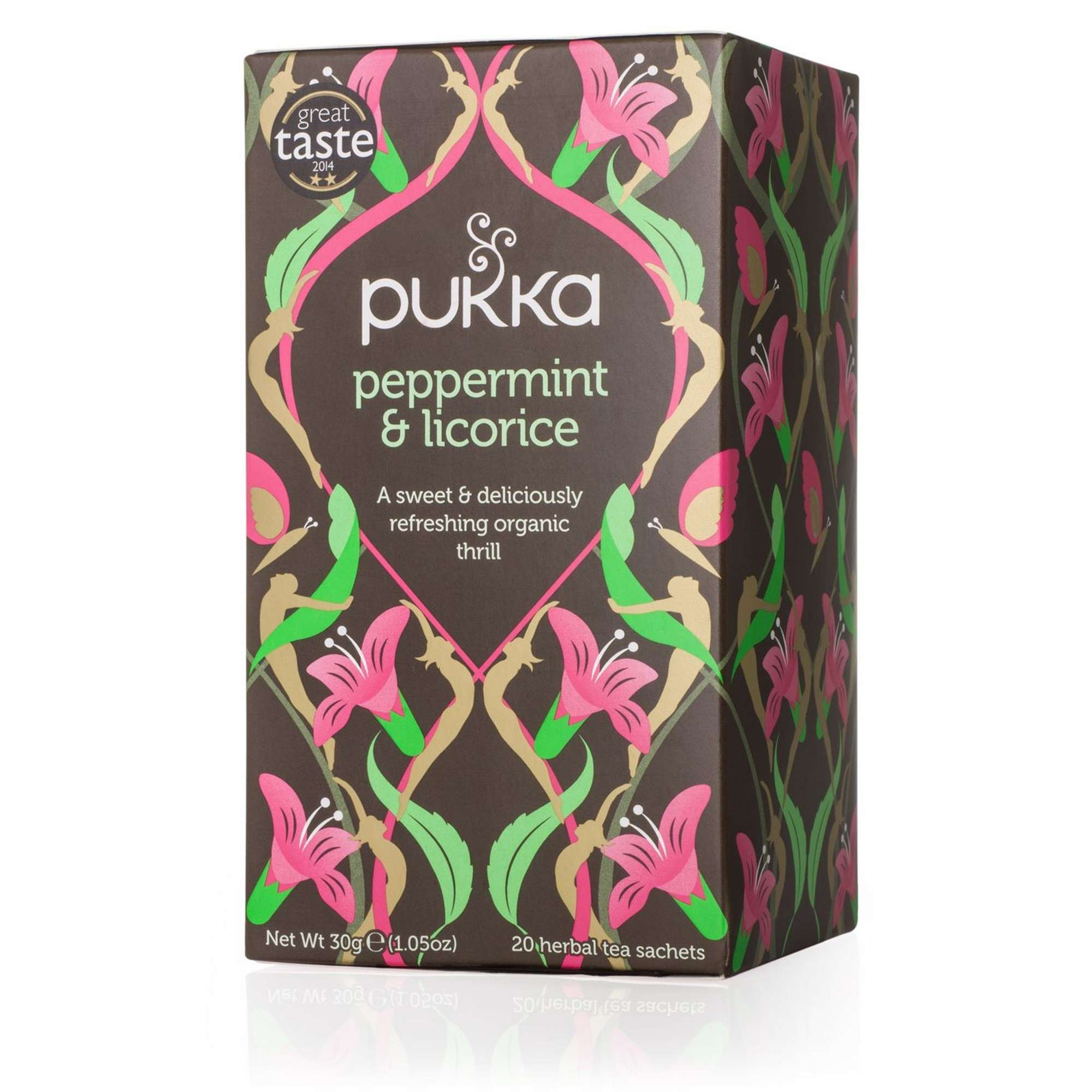 PUKKA PEPPERMINT&LICORICE URTETE  ØKOL.   20STK