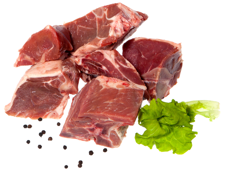 LAMB W/BONE PIECES KG