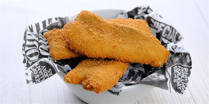 COALFISH FILET BREADED, 80-100G    5KG