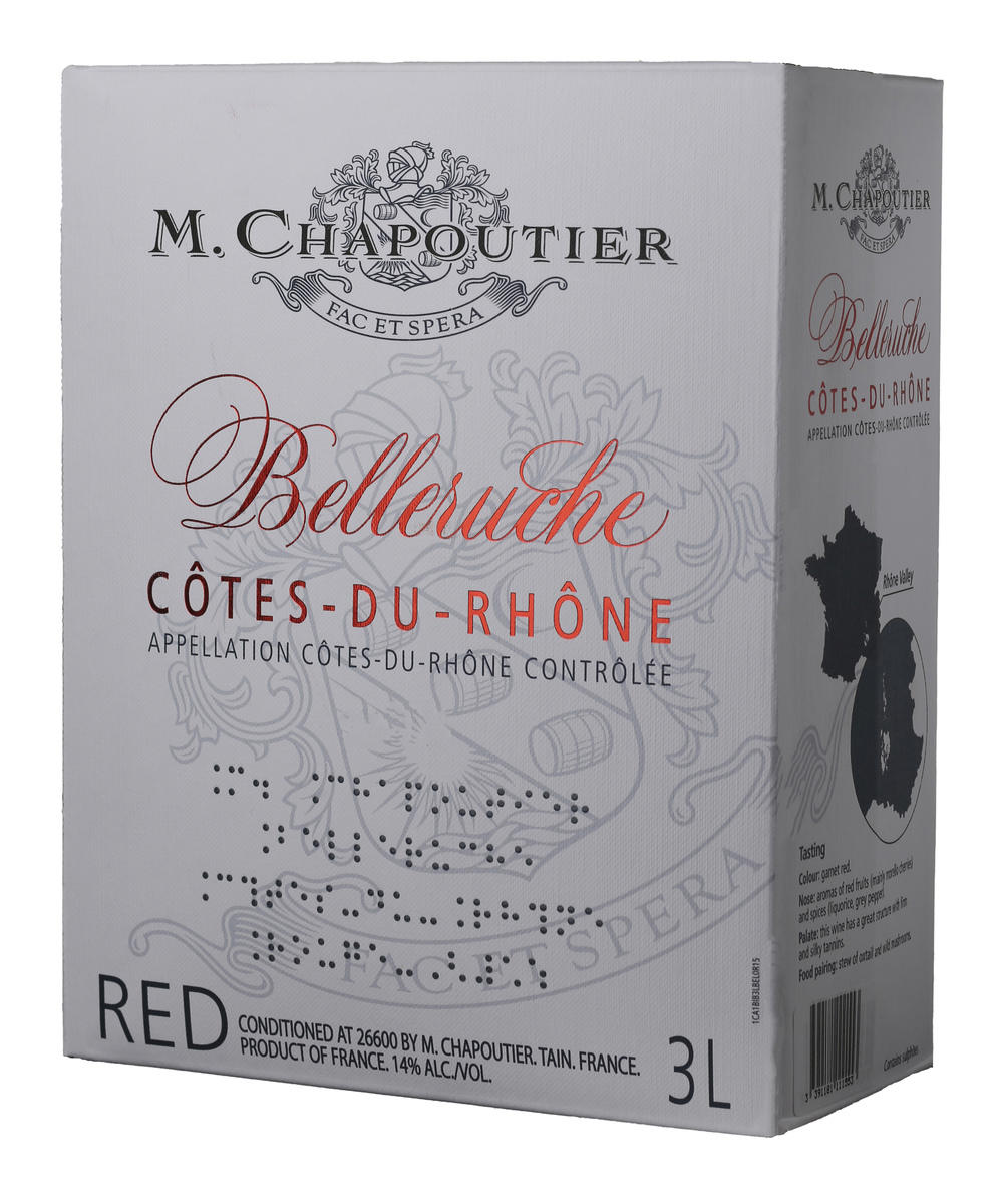 CHAPOUTIER CÔTES DU RHÔNE BELLERUCHE 14% 300CL