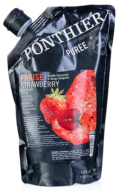 PONTHIER FRUKTPURE JORDBÆR   6X1KG
