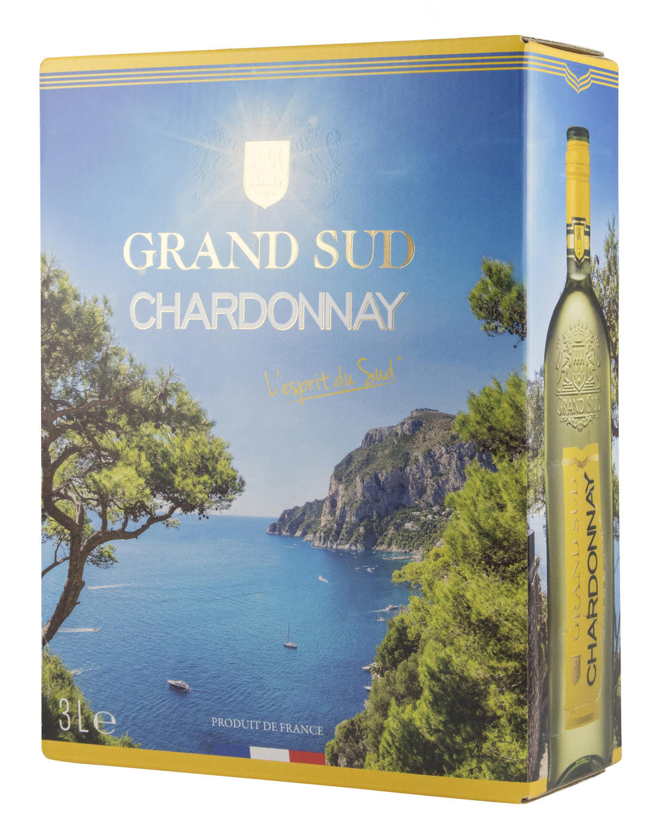 GRAND SUD CHARDONNAY BIB 12,5% 3L