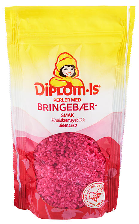 BRINGEBÆRPERLER 100G DIPLOM-IS