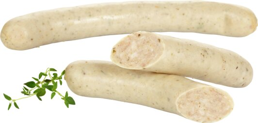 BRATWURST 90G URØKT 4,5KG