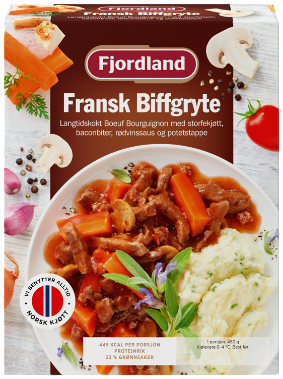 FRANSK BIFFGRYTE 450G FJORDLAND