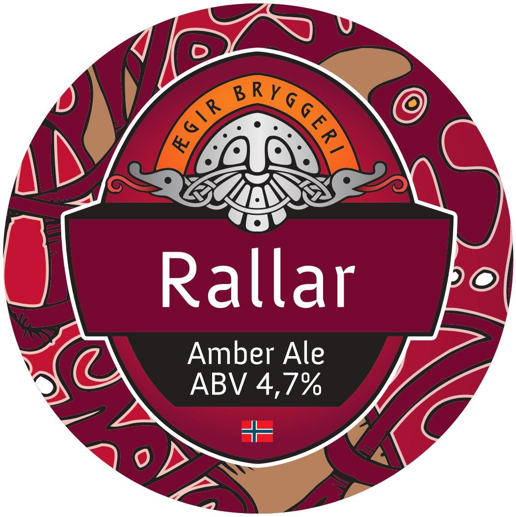 ÆGIR RALLAR AMBER ALE KEYKEG   4,7%   20
