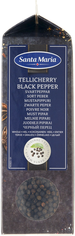 BLACK PEPPER TELLICHERRY WHOLE   450GRM