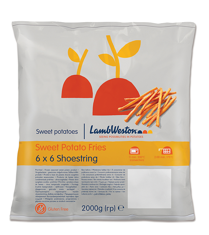 LAMB WESTON SWEET POTATO SHOESTRING 5X2KG