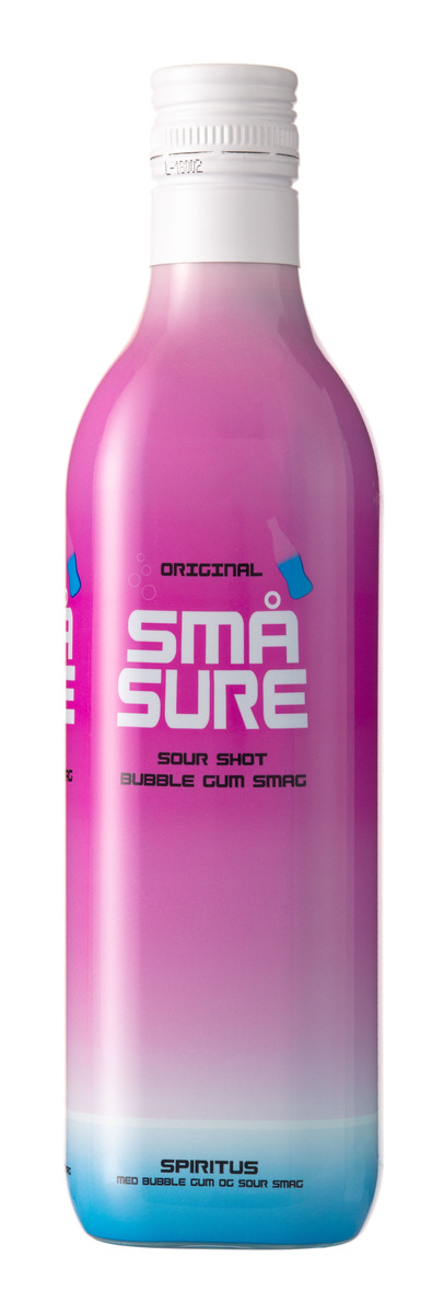 SMÅ SURE BUBBLE GUM 16,4% 100CL