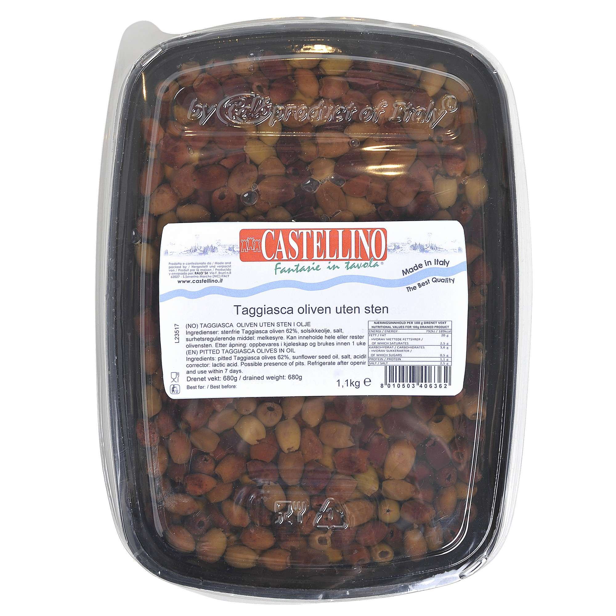TAGGIASCA U/STEN 1.1KG CASTELLINO