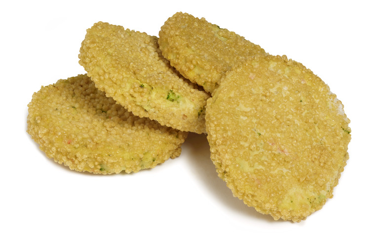 VEGETARIAN BURGER BREADED 40X120G   4,8KG