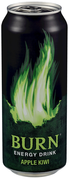 BURN APPLE/KIWI BOX   12X0,5L