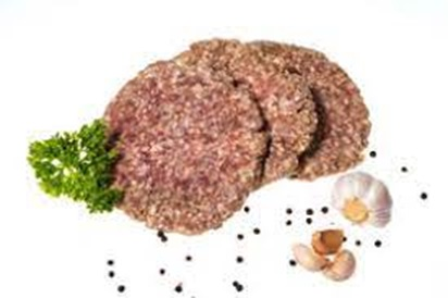 BEEF BURGER SMOKED 180G APPROX1,44KG   KG