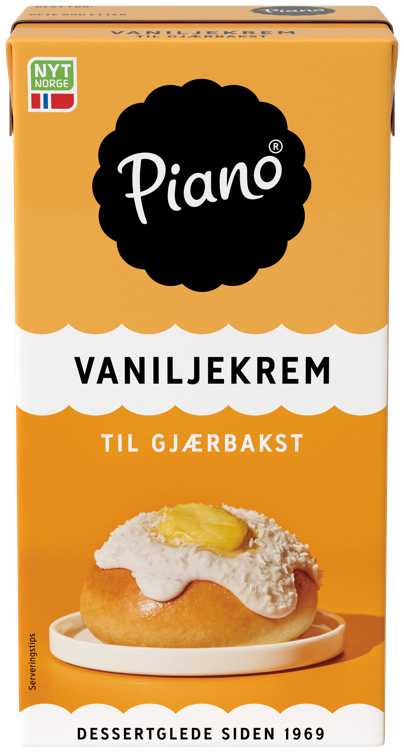 PIANO VANILJEKREM TIL STEKING 1/2L TINE