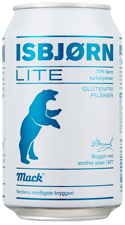 ISBJØRN LITE GLUTENFRI 0,33L BX MACK