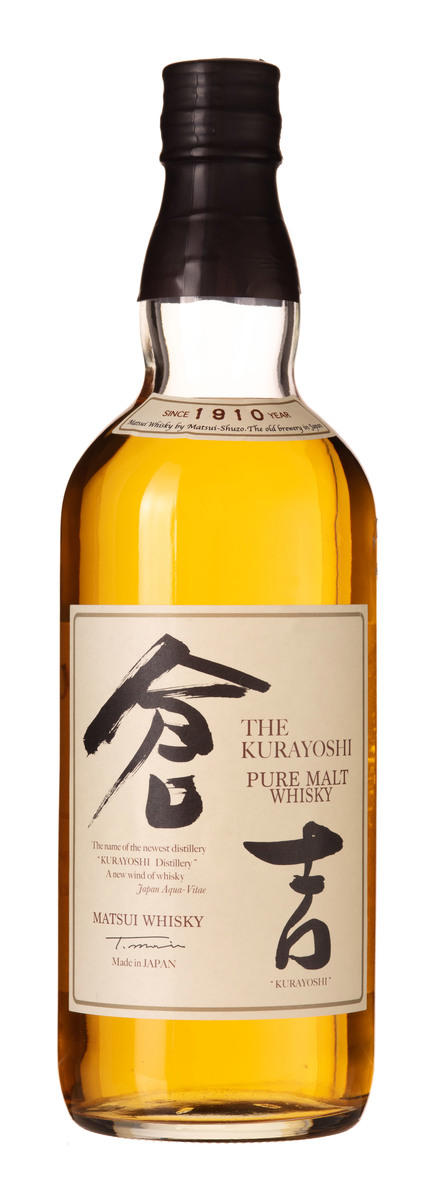 THE KURAYOSHI PURE MALT WHISKY 43% 70CL